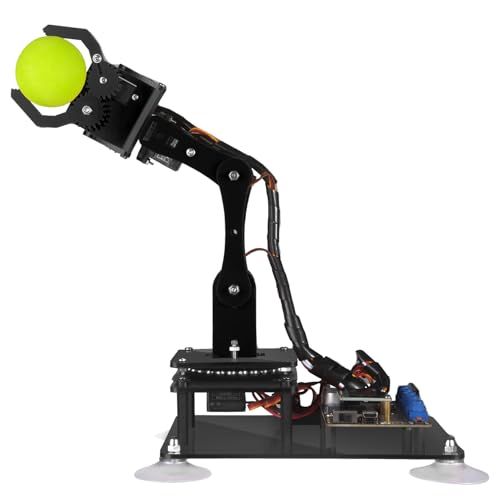 Adeept 5自由度 ロボットアームキット(Robot Arm Kit) DIYロボット キット STEM 知育 学習 OLEDディスプレイ 電子工作 プログラミング ロボットキット 10代と大人向け Arduino IDEと互換性送料無料 09cdec93
