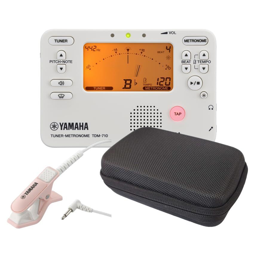 チューナー TDM-710IV アイボリー + マイク TM-40 +セミハードケース セット チューナーメトロノーム (TM-40 (ピンク))送料無料 dc911912