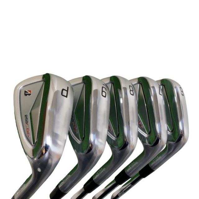 【中古】 ブリヂストン BRIDGESTONE 258CBP 6S アイアンセット IR 純正特注シャフト (フレックスS) メンズ 男性用 右利き 右用 Cランク ゴルフクラブ
