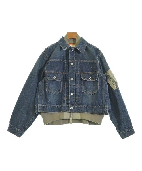 sacai デニムジャケット レディース 【古着】【中古】【送料無料】