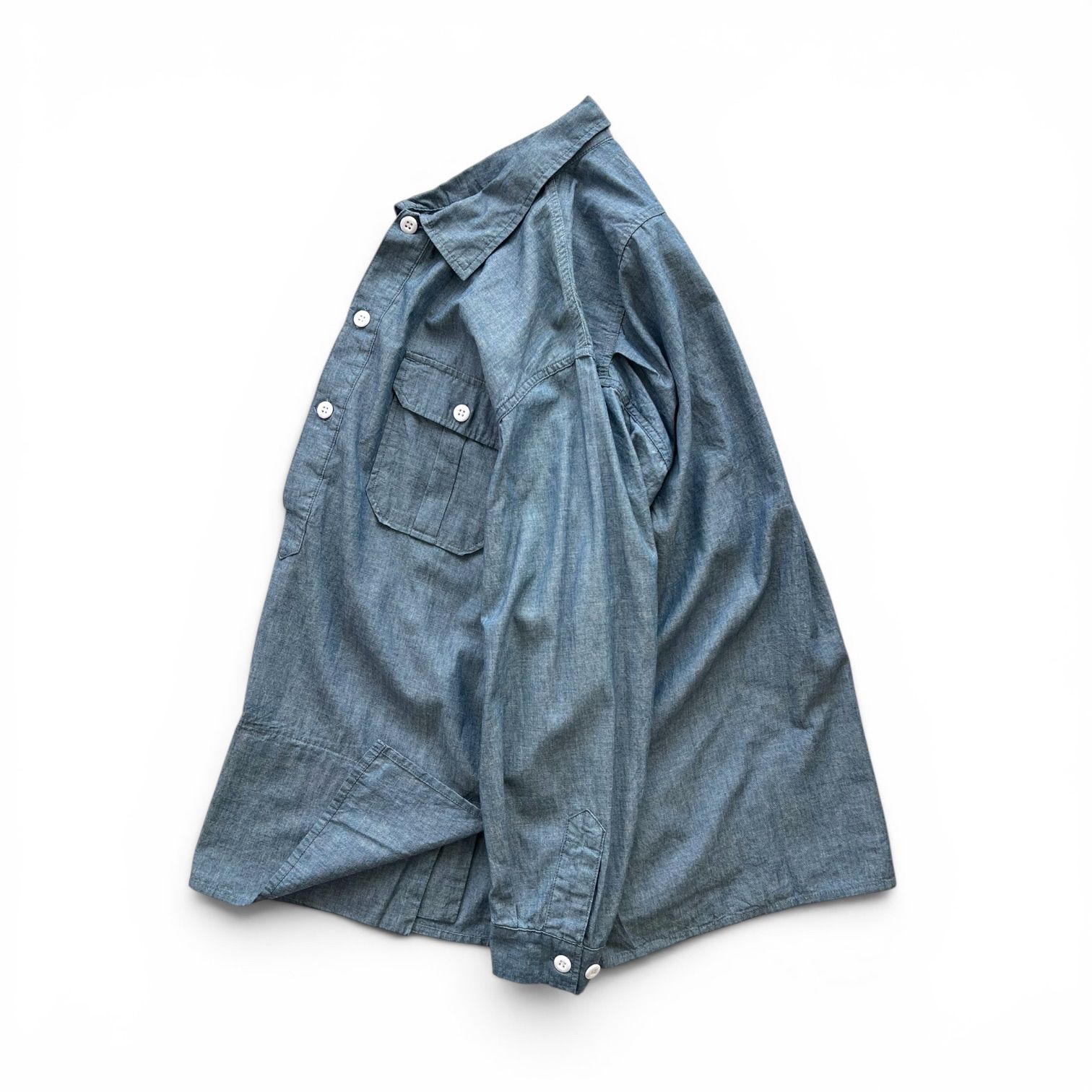 SASSAFRAS ササフラス LAND SCAPER SHELL HALF プルオーバーシャツ