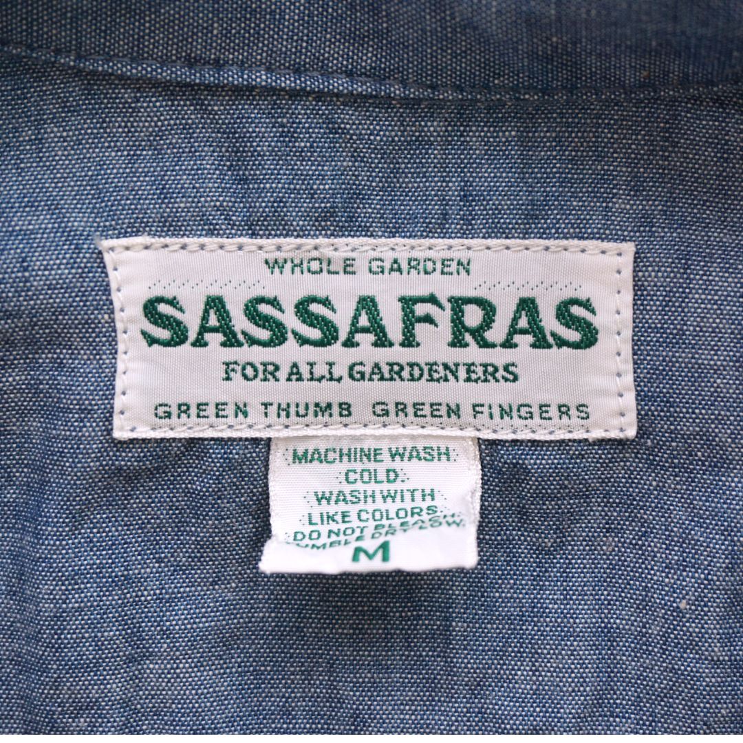 SASSAFRAS ササフラス LAND SCAPER SHELL HALF プルオーバーシャツ