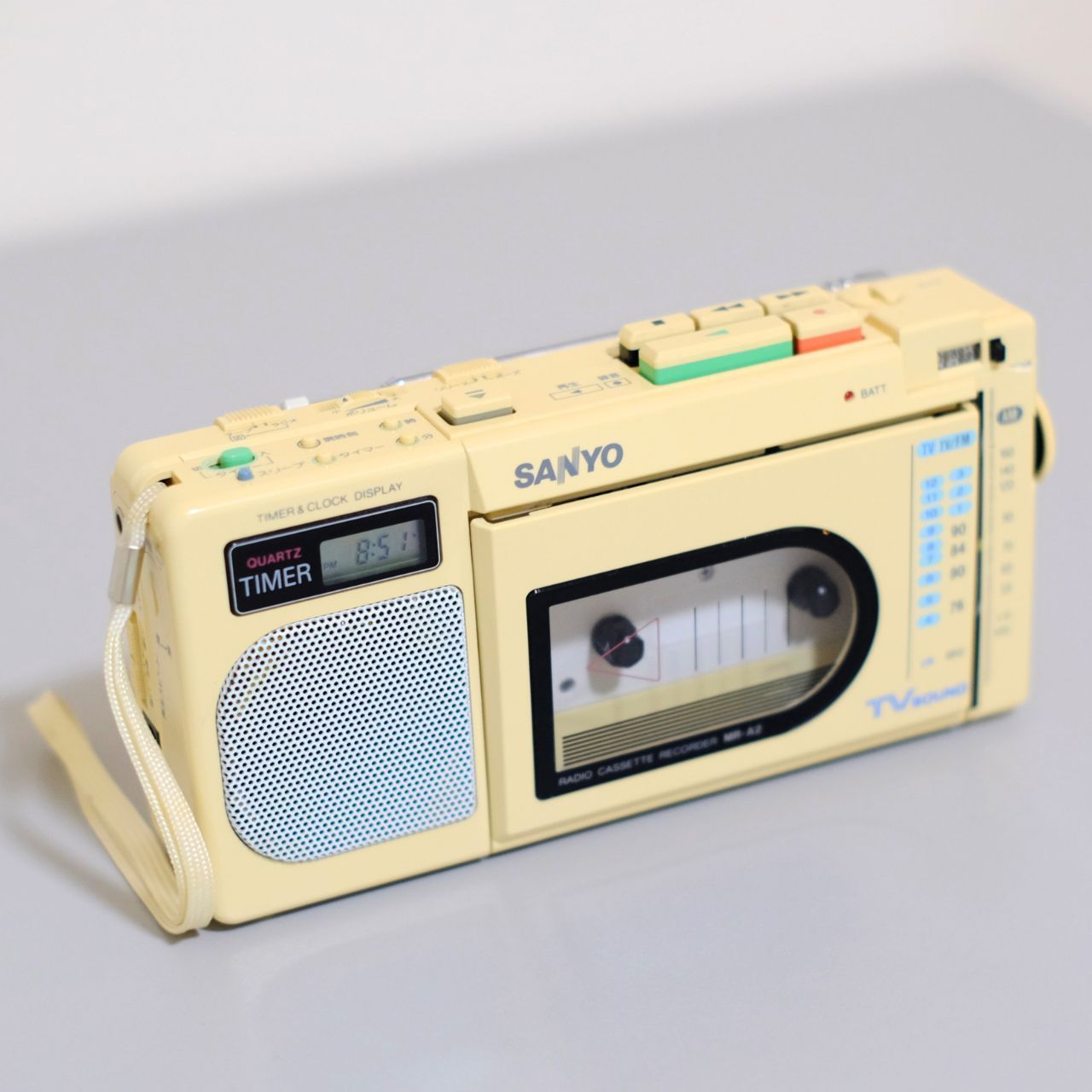 メンテ済み】 SANYO サンヨー MR-A2 ラジカセ カセットプレーヤー 昭和