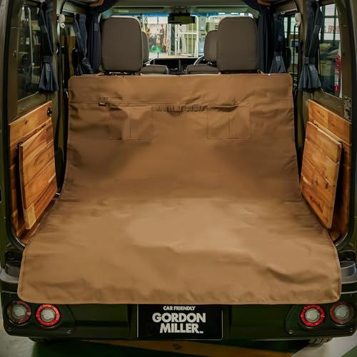 GORDON MILLER コーデュラ 2ウェイ ラゲッジシート レジャーシート 車 荷台 汚れ防止 防水 汎用 かけるだけ コヨーテベージュ 01642448ts