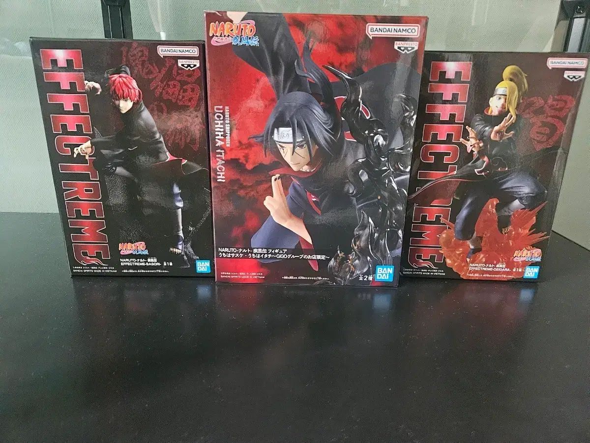BANPRESTO(バンプレスト) NARUTO -ナルト- エフェクト トゥー プレ フィギュア 3種 セット