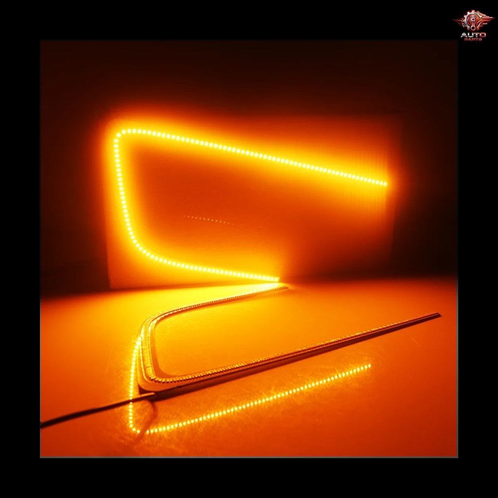 デュアルカラー ホワイト/アンバー LED Cリング回路基板 ヘッドライト ランニングライト/ターンシグナルライト スバル WRX STI 2015-2018