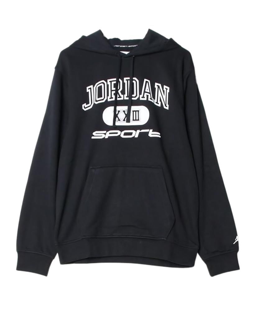 [ナイキ] ジョーダン スポーツ クロスオーバー メンズ Dri-FIT プルオーバー パーカー フーディ Jordan FV8626-010 ブラック/ホワイト スポーツウェア 筋トレ ジム トレーニング フィットネス [010：ブラック/ホワイト] [S]