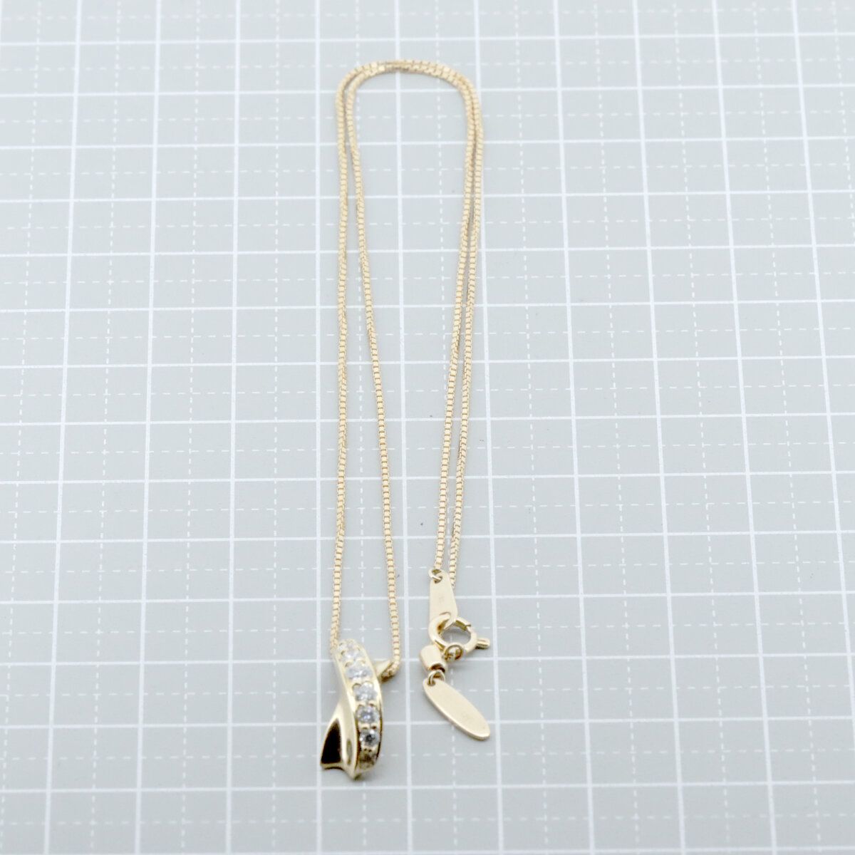 MONNICKENDAM モニッケンダム ダイヤモンド ネックレス 0.51ct K18PG 