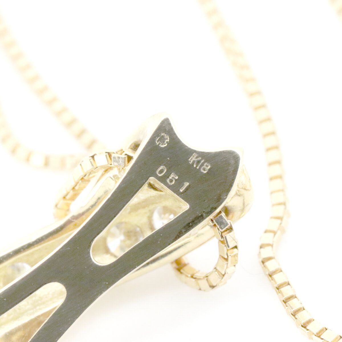 MONNICKENDAM モニッケンダム ダイヤモンド ネックレス 0.51ct K18PG 