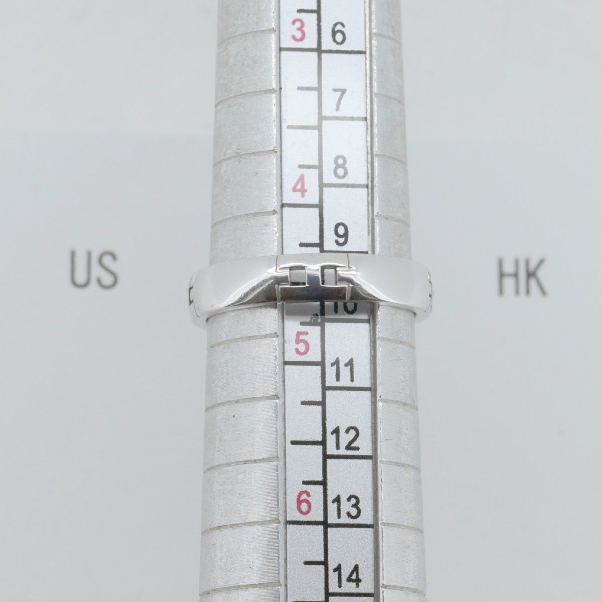 HERMES エルメス ヘラクレス ダイヤモンド リング 8号 指輪 K18WG(18金 