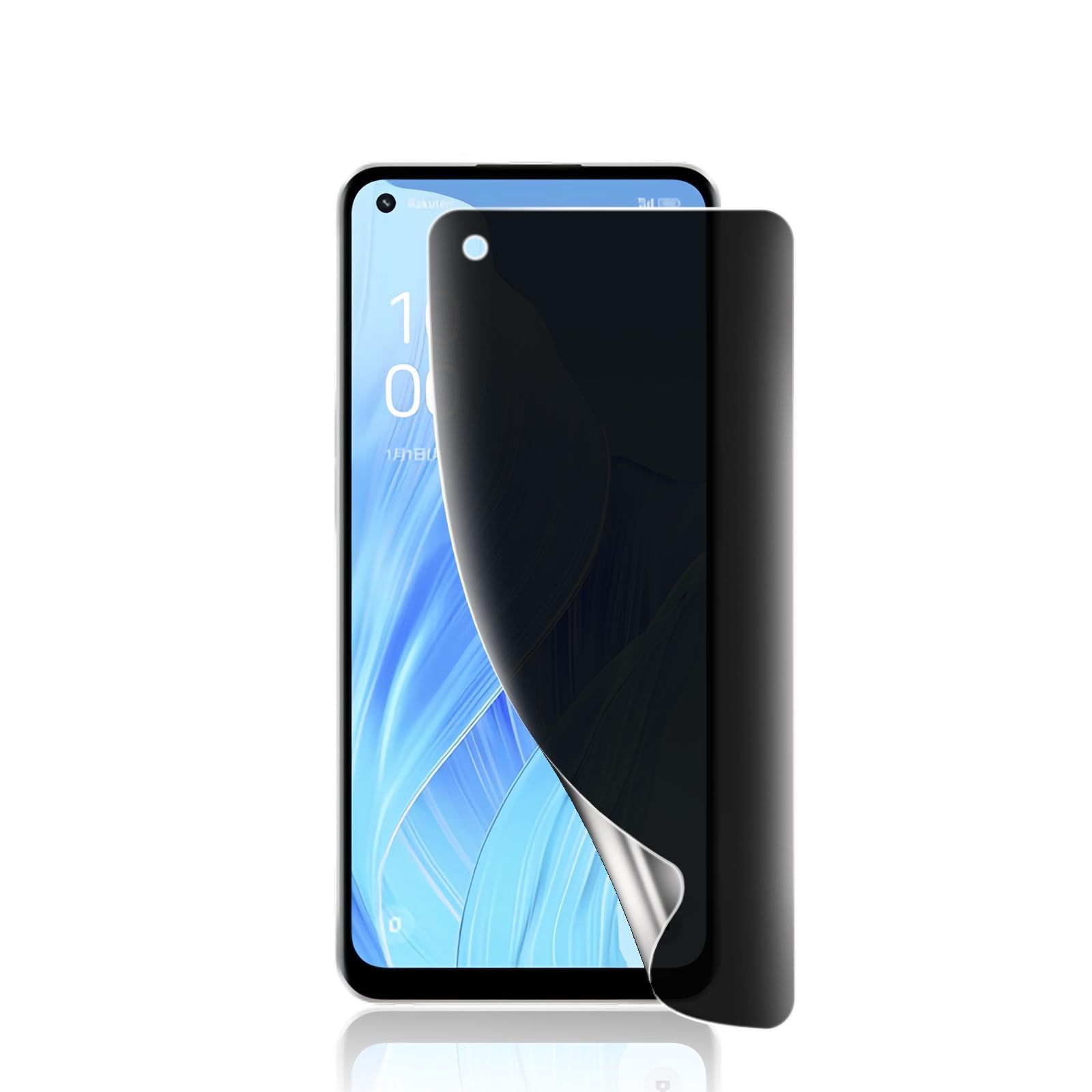 JACRON 保護フィルム 用の oppo reno7 a / reno9 a フィルム 覗き見 