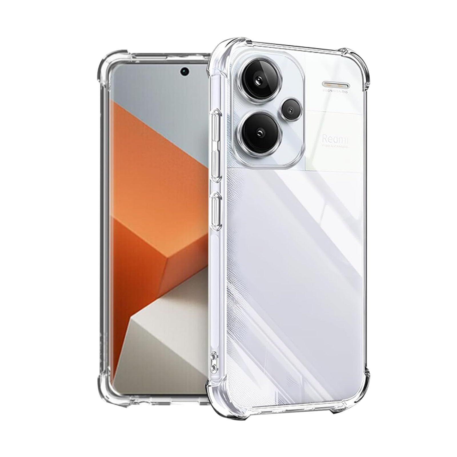 Redmi Note 13 Pro+ 5G耐衝撃 ケース Note 13 Pro+ 対応 透明 TPU 