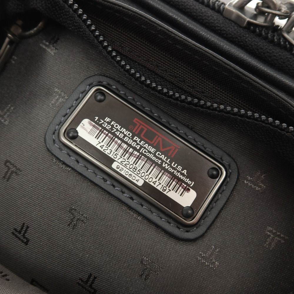 メンズ 【】トゥミ TUMI 92106D4 レザー ショルダーバッグ ブラック