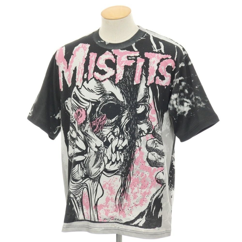 【中古】シュプリーム Supreme × The Misfits 2026年春夏 S/S Top コットン クルーネック 半袖Ｔシャツ ホワイトxブラック【サイズS】【メンズ】