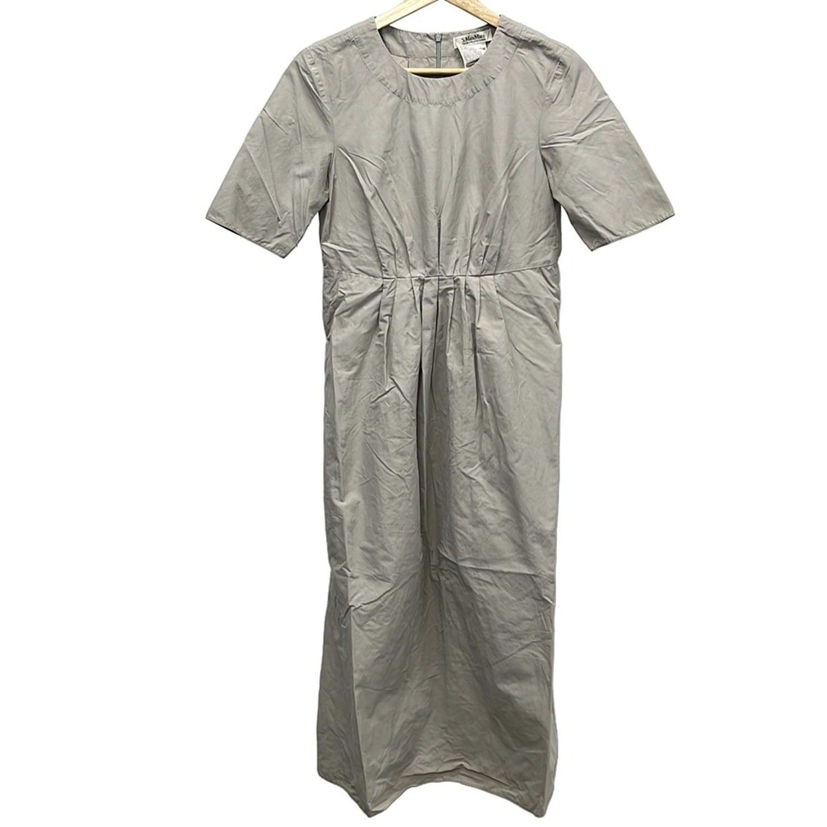 S Max Mara(マックスマーラ) ワンピース サイズI/J 34 レディース グレー ロング丈
