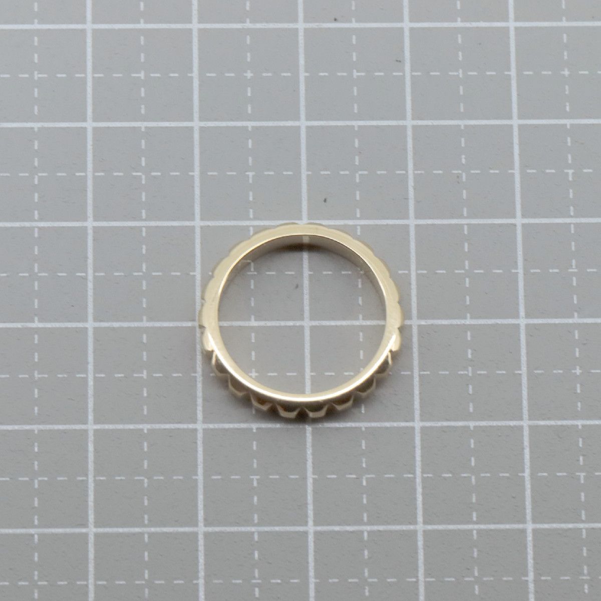BOUCHERON ブシュロン キャトル キャトル クルドパリ リング 8号 K18YG 