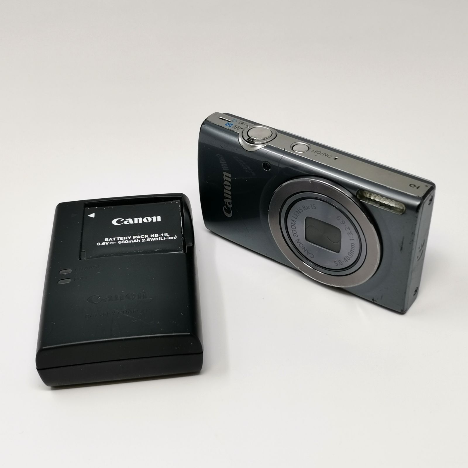 Canon IXY160 PC2196 カメラ コンデジ グレー SDカードなし 動作確認済み 中古品 管理番号 KKVNMKO1215