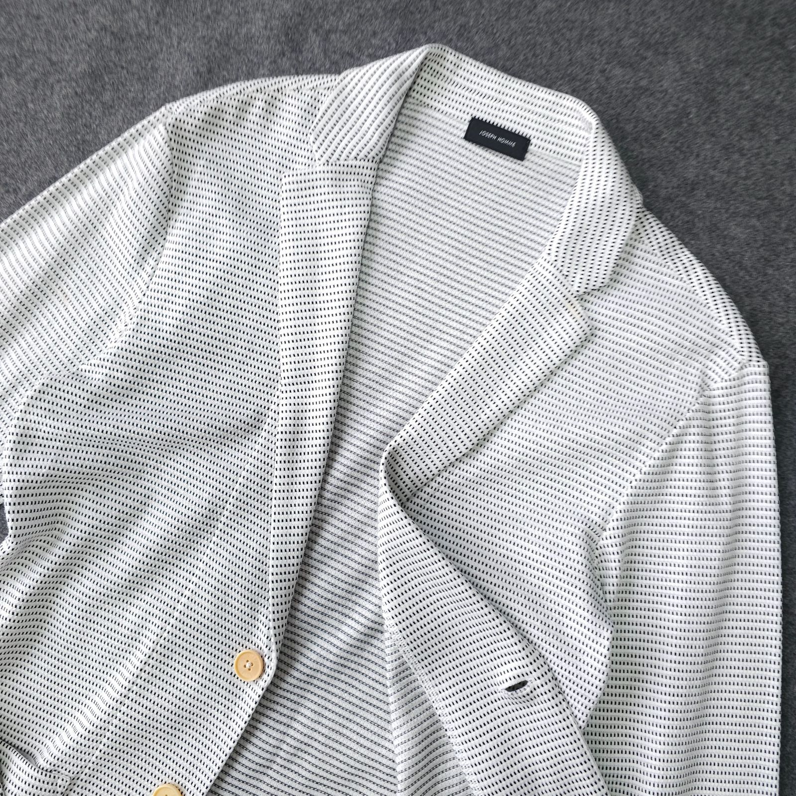 ?値下げ交渉受付中】美品 JOSEPH HOMME 春 夏 リネン混 アンコン 