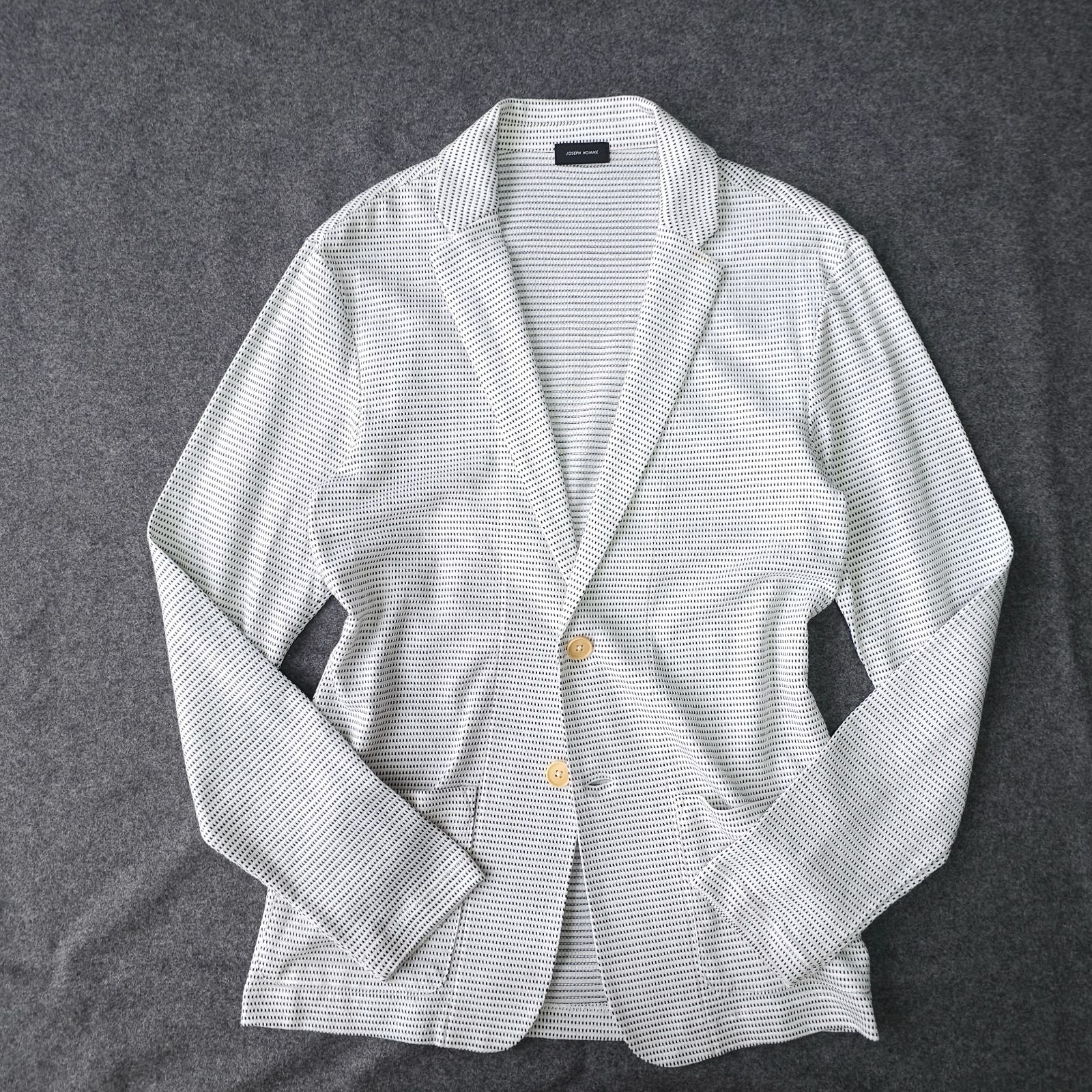 ?値下げ交渉受付中】美品 JOSEPH HOMME 春 夏 リネン混 アンコン 