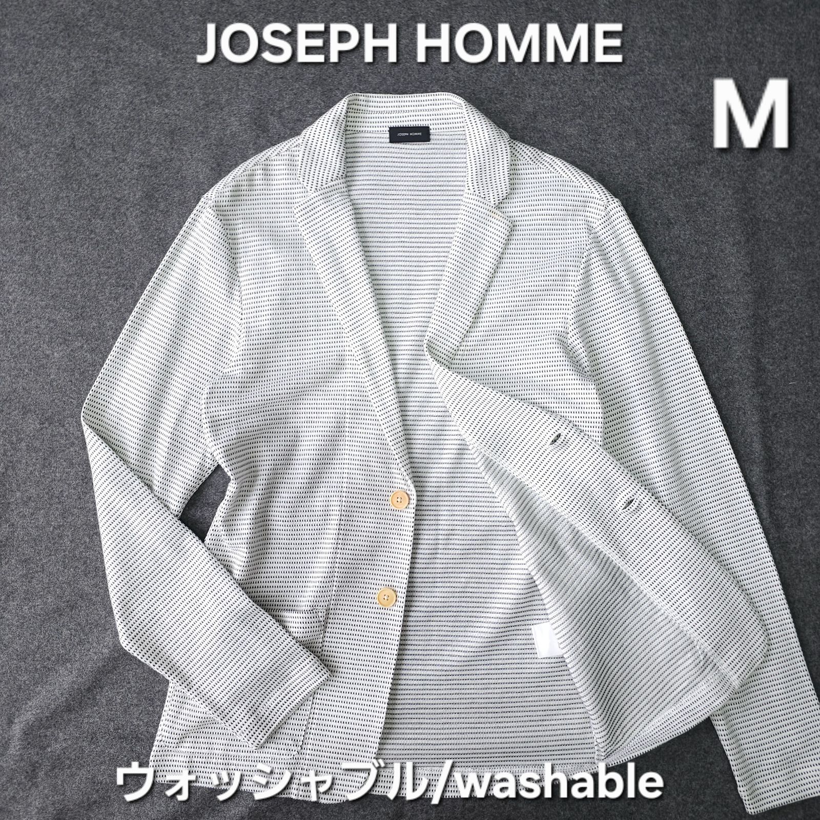 ?値下げ交渉受付中】美品 JOSEPH HOMME 春 夏 リネン混 アンコン 