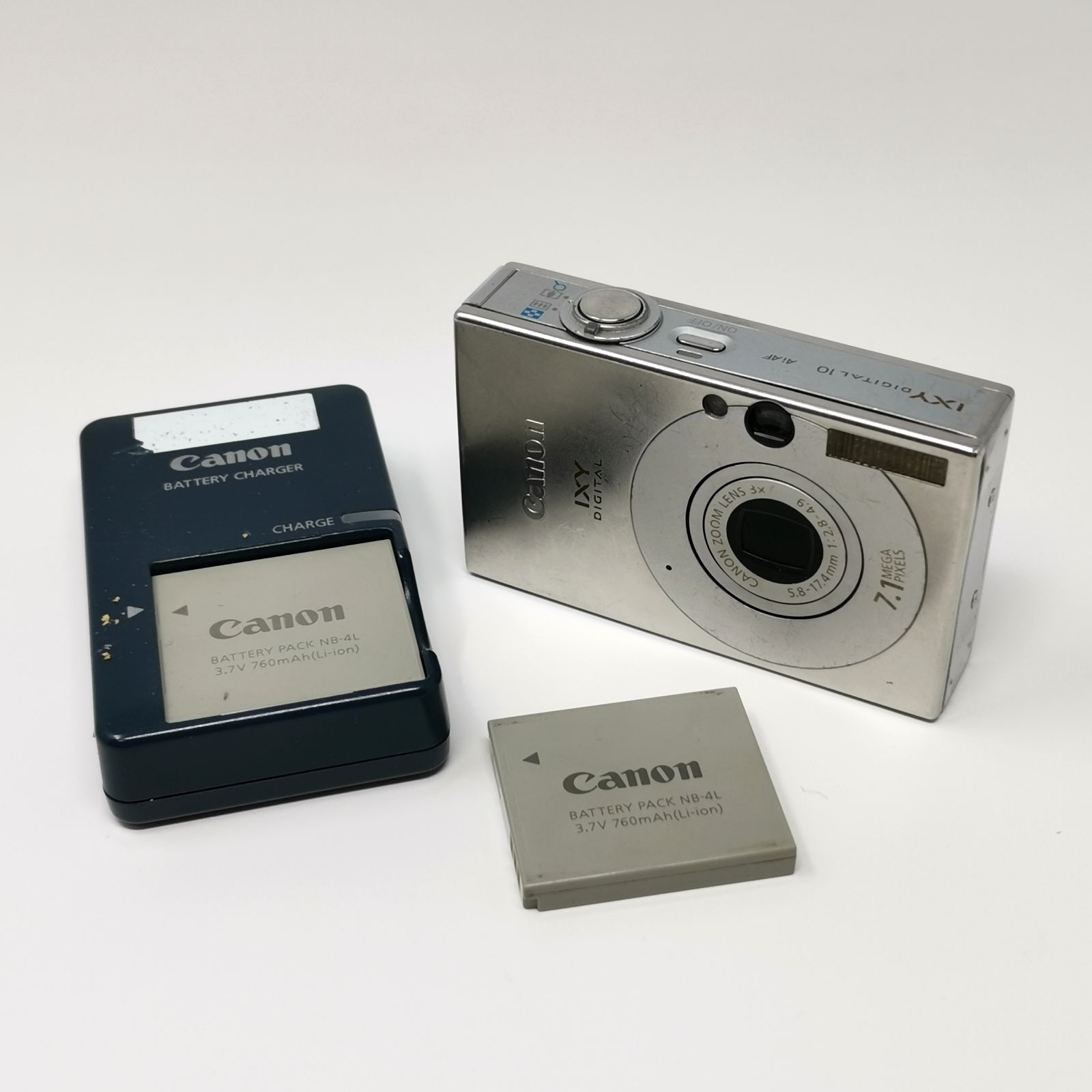Canon IXY DIGITAL PC1228 カメラ コンデジ シルバー SDカードなし 動作確認済み 中古品 管理番号 KKVNMKO1217