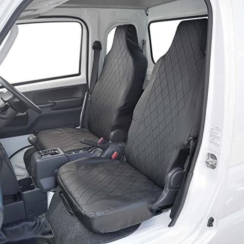 ボンフォーム(BONFORM) 車種別専用専用シートカバー ダイヤキルト K2-2 スーパーキャリィ専用(DA16T) ブラック 4368-09BKts