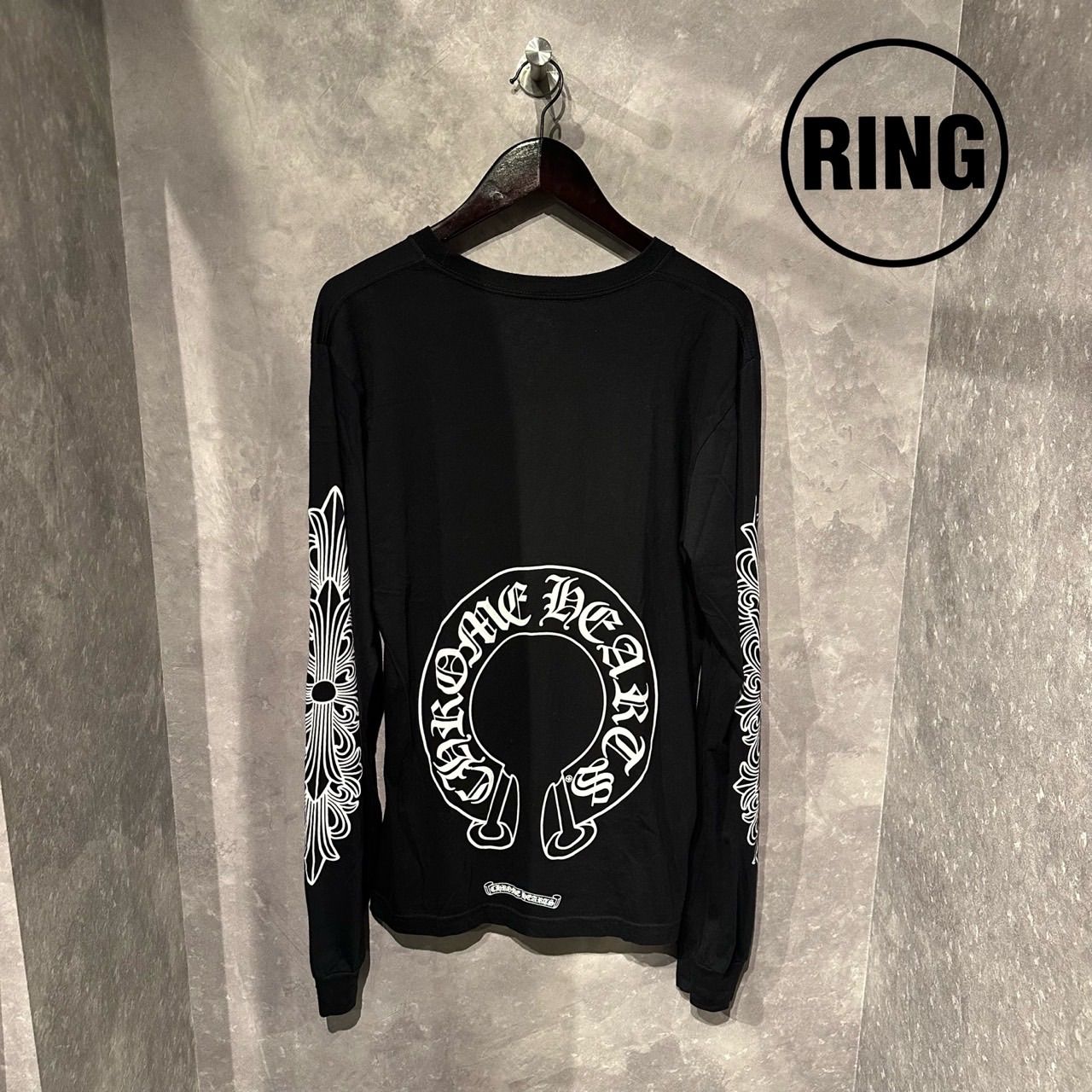 Chrome Hearts Horseshoe L/S Tee BLK