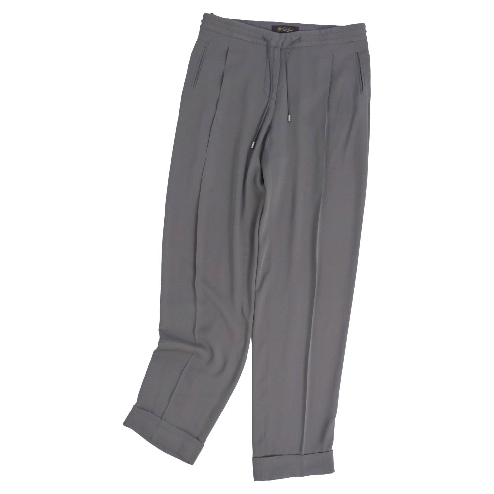 美品 ロロピアーナ Loro Piana パンツ ロングパンツ イージーパンツ