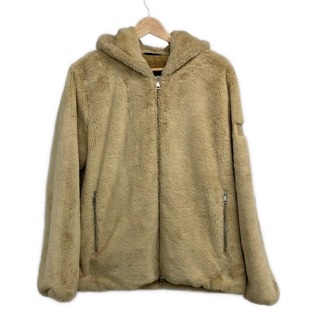 TATRAS(タトラス) ブルゾン サイズ03 L メンズ美品 BOMOS(ボモス) MTAT22A4858-L ベージュ フェイクファー/サイズ3/2022年秋冬