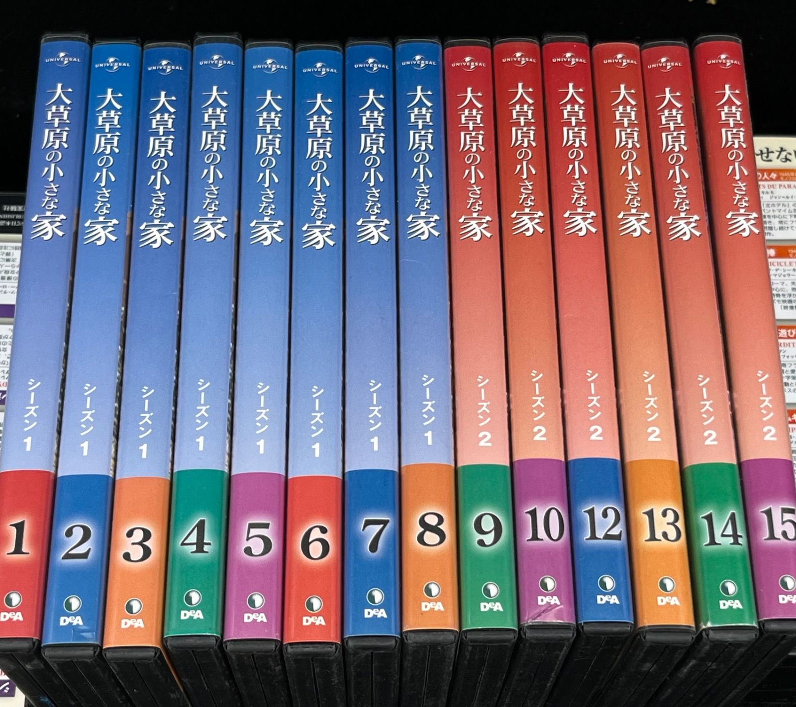 大草原の小さな家 シーズン1&2 DVD 全15巻セット UNIVERSAL - メルカリ