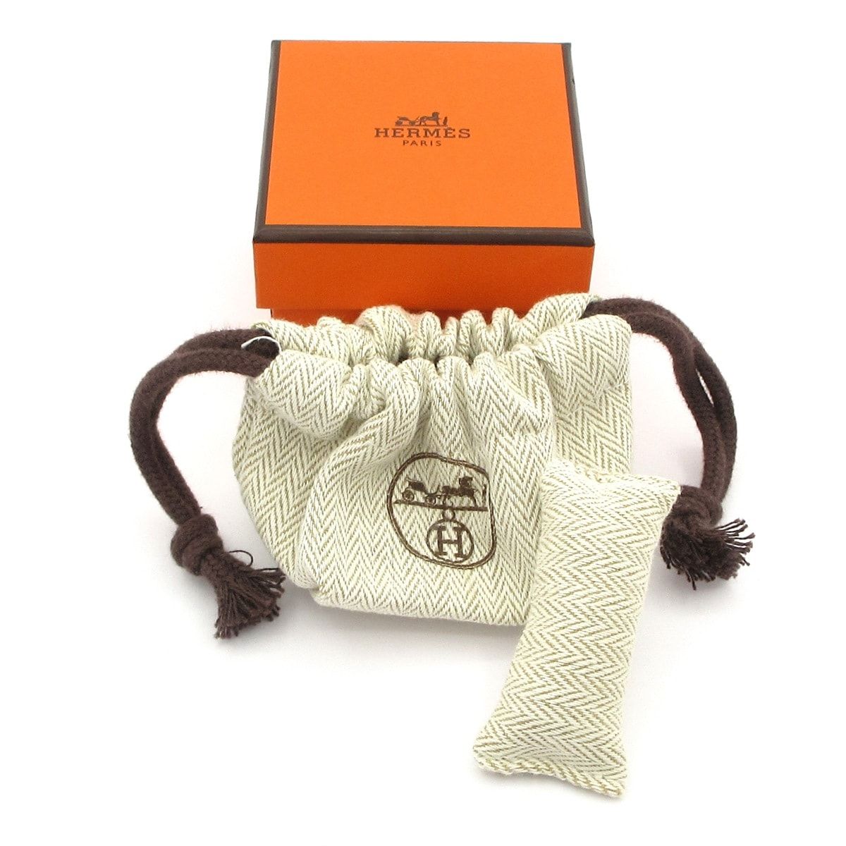 HERMES(エルメス) リング M美品 コル アッシュ,セリエ シルバー×黒 