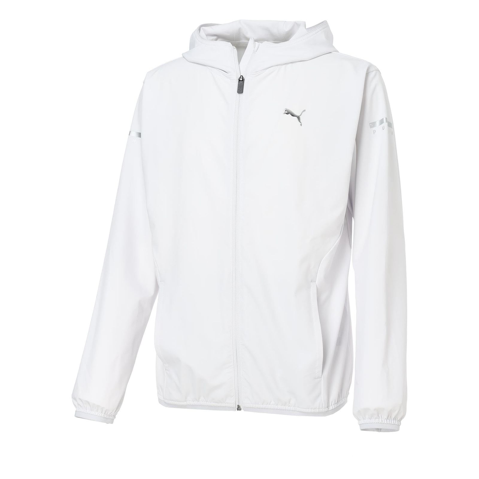 52819744_PUMA FLEX STRETCH ウーブン ジャケット_ダスキー グレー_XL [25年秋冬カラー フェザー グレー(72)] [XL]