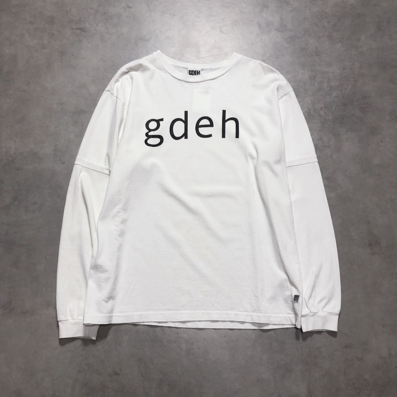 GQ5820◇GOODENOUGH : 2002 gden L/S Tシャツ◇Ｍ◇白 グッドイナフ ロンＴ 長袖 藤原ヒロシ archive