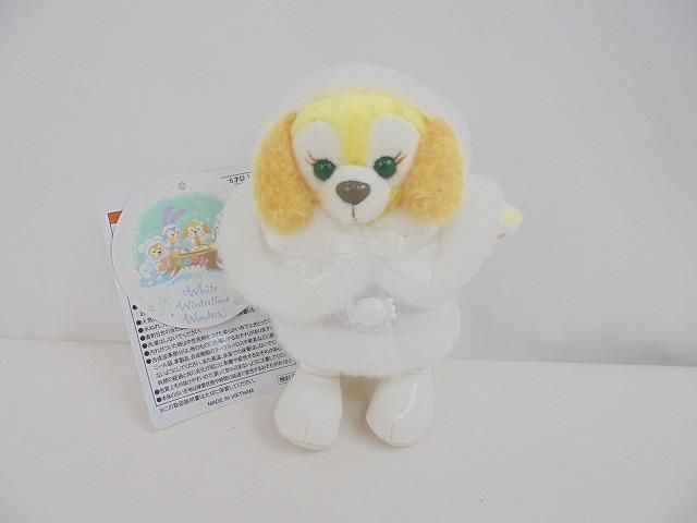 良品 ディズニー クッキーアン ホワイトウィンタータイムワンダーズ ぬいぐるみバッジ タグ付き