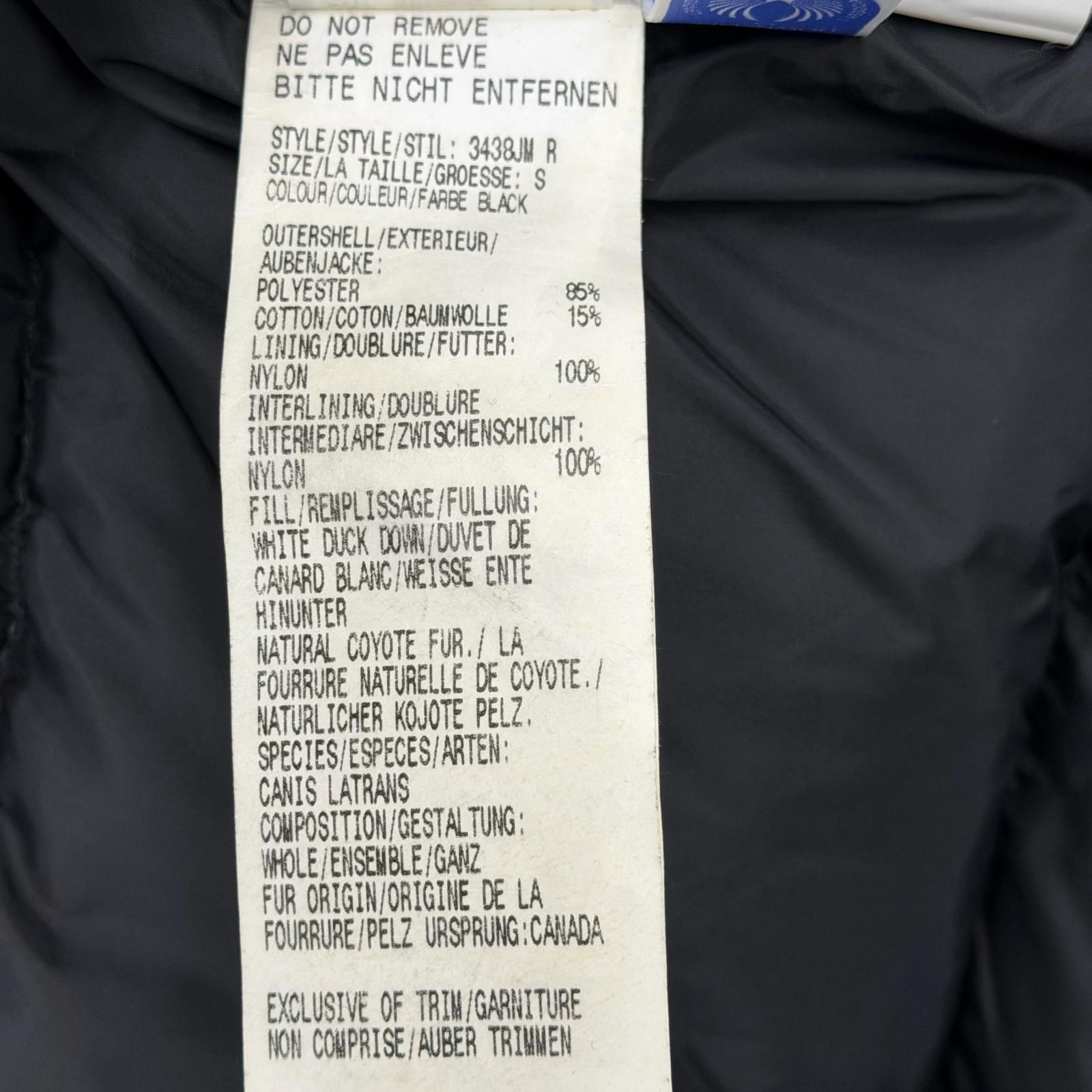 美品▽CANADA GOOSE カナダグース 3438JM Jasper Parka ジャスパー 