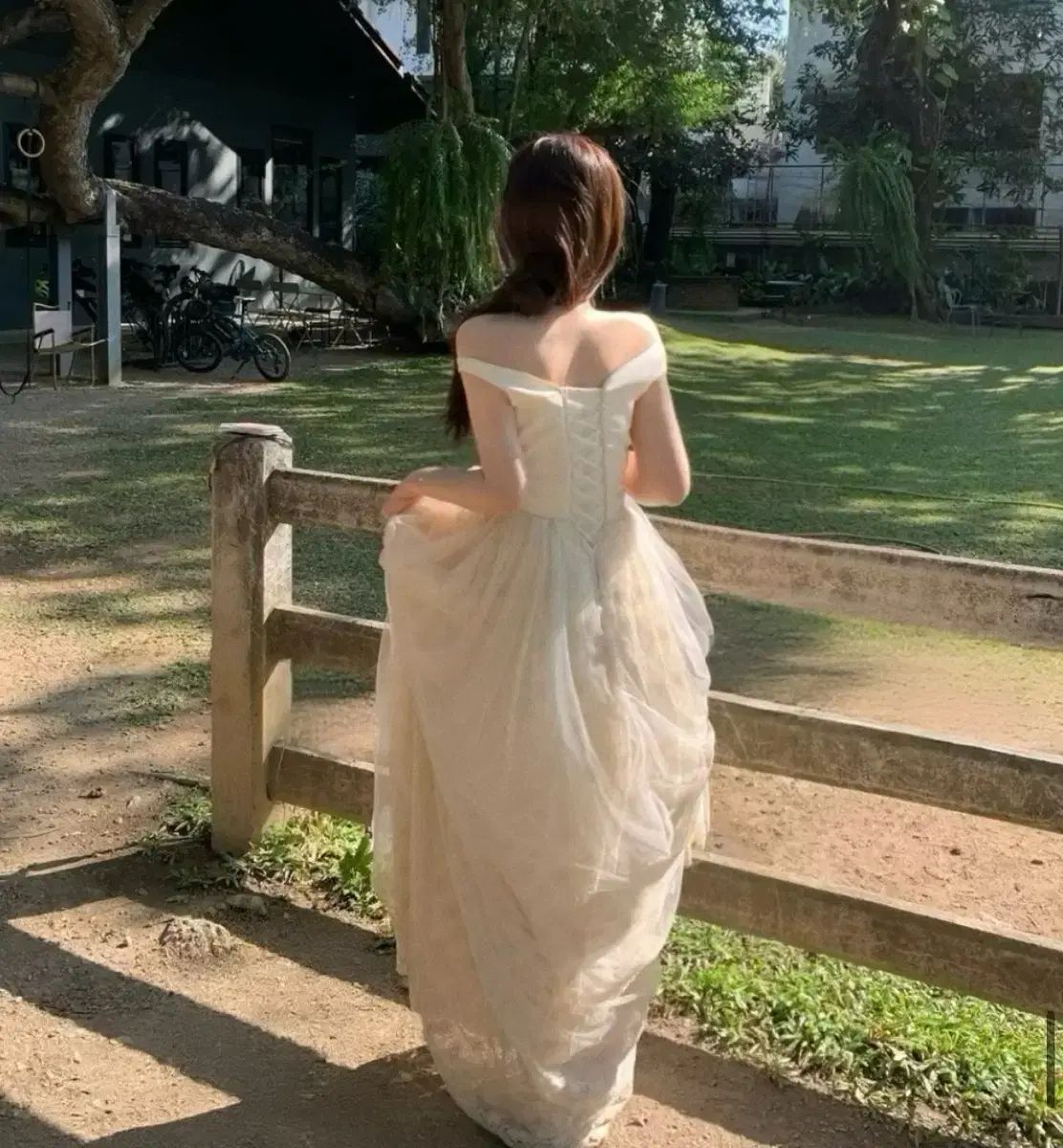 (新品) フローニュ floneu クローバヴェールドレス clover veil