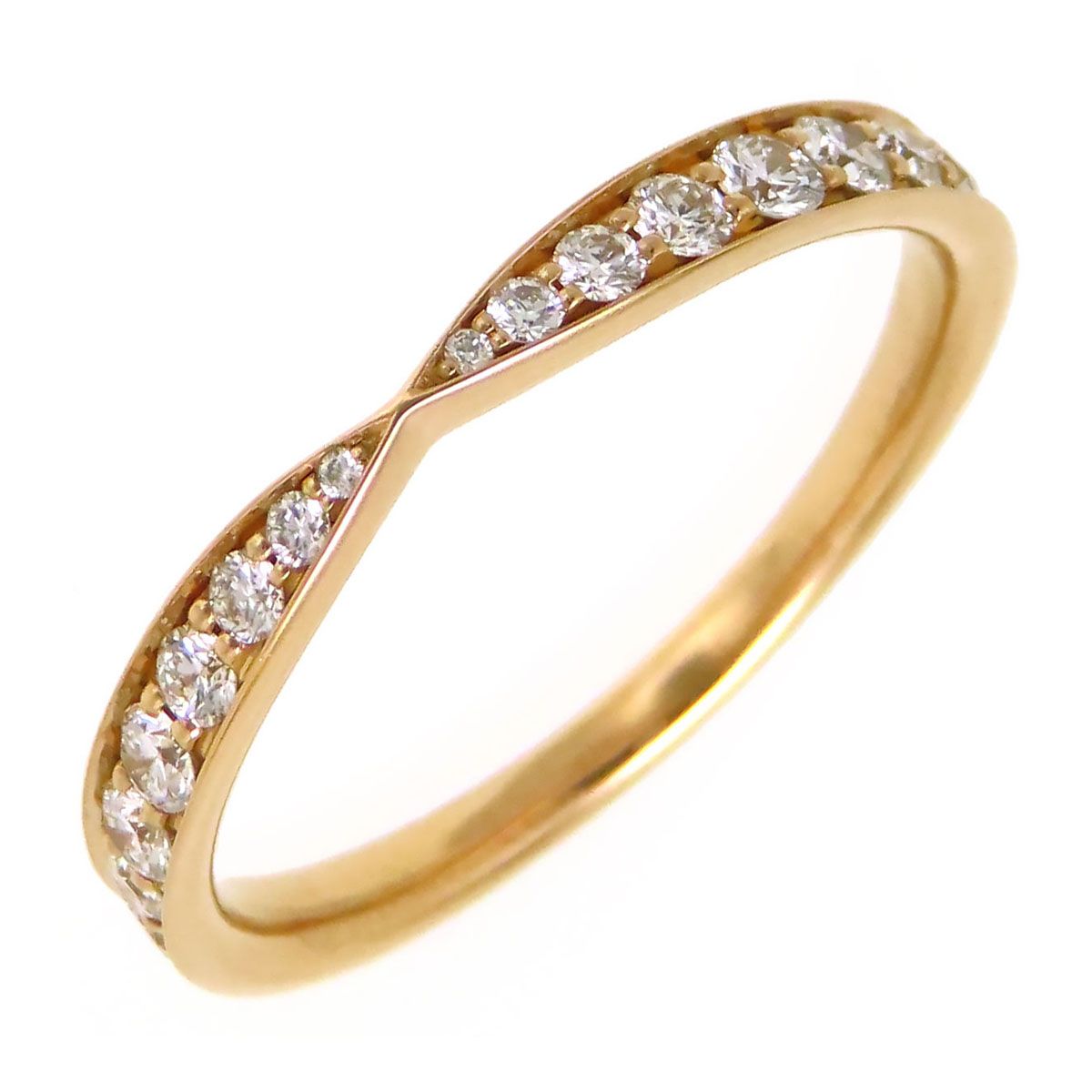 ティファニー ハーモニー バンド リング #9 Au750 (K18PG) レディース TIFFANY&Co.【中古】 【ジュエリー】