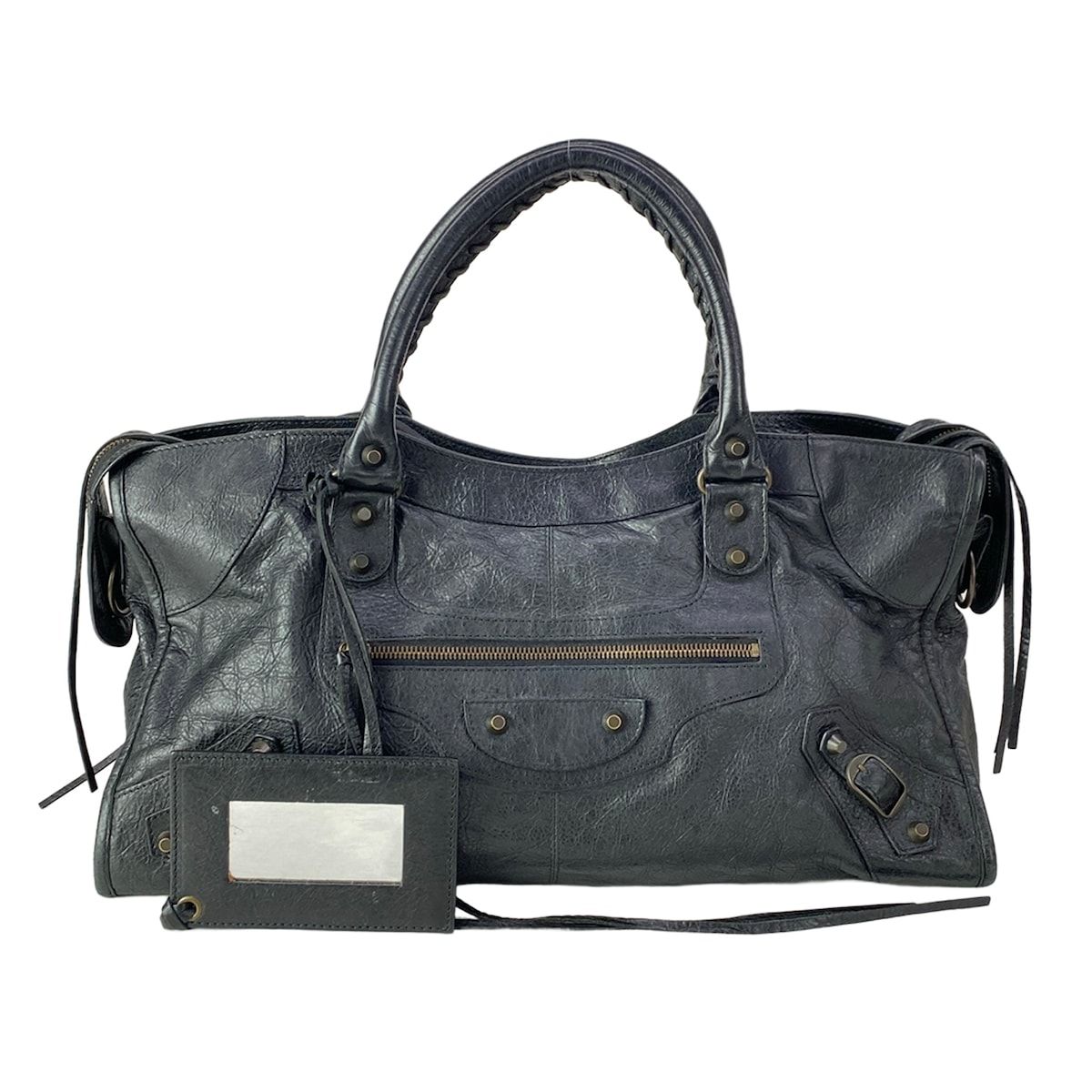 BALENCIAGA(バレンシアガ) ハンドバッグ ザ・パートタイム 168028 黒 2way/ショルダーストラップ取り外し可 レザー