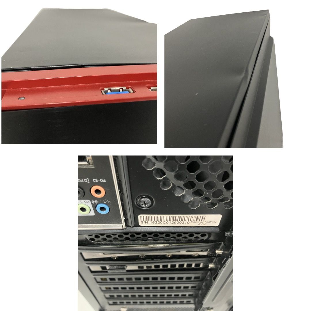 iiyama LEVEL∞ Z490-S01 i9 10850K RTX3080 メモリ32GB SSD1TB HDD3TB
