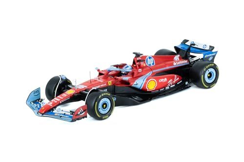 Bburago 2024年モデル 1/18 F1 フェラーリ SF-24#16 シャルル・ルクレール マイアミGP ／ ミニカー ダイキャストカー 完成品 18-16815 (#16 MIAMI GP)送料無料 ff7721b4