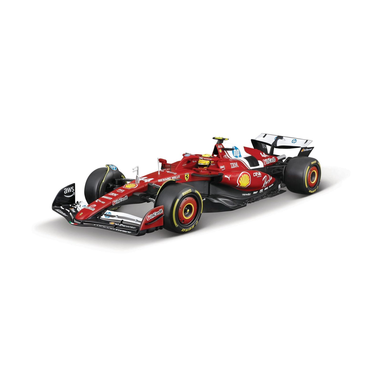 Bburago 2025年モデル 1/18 F1 フェラーリ SF-25#44 ルイス・ハミルトン オーストラリアGP ／ ミニカー ダイキャストカー 完成品 18-16816 (#44)送料無料 2e43e7ea