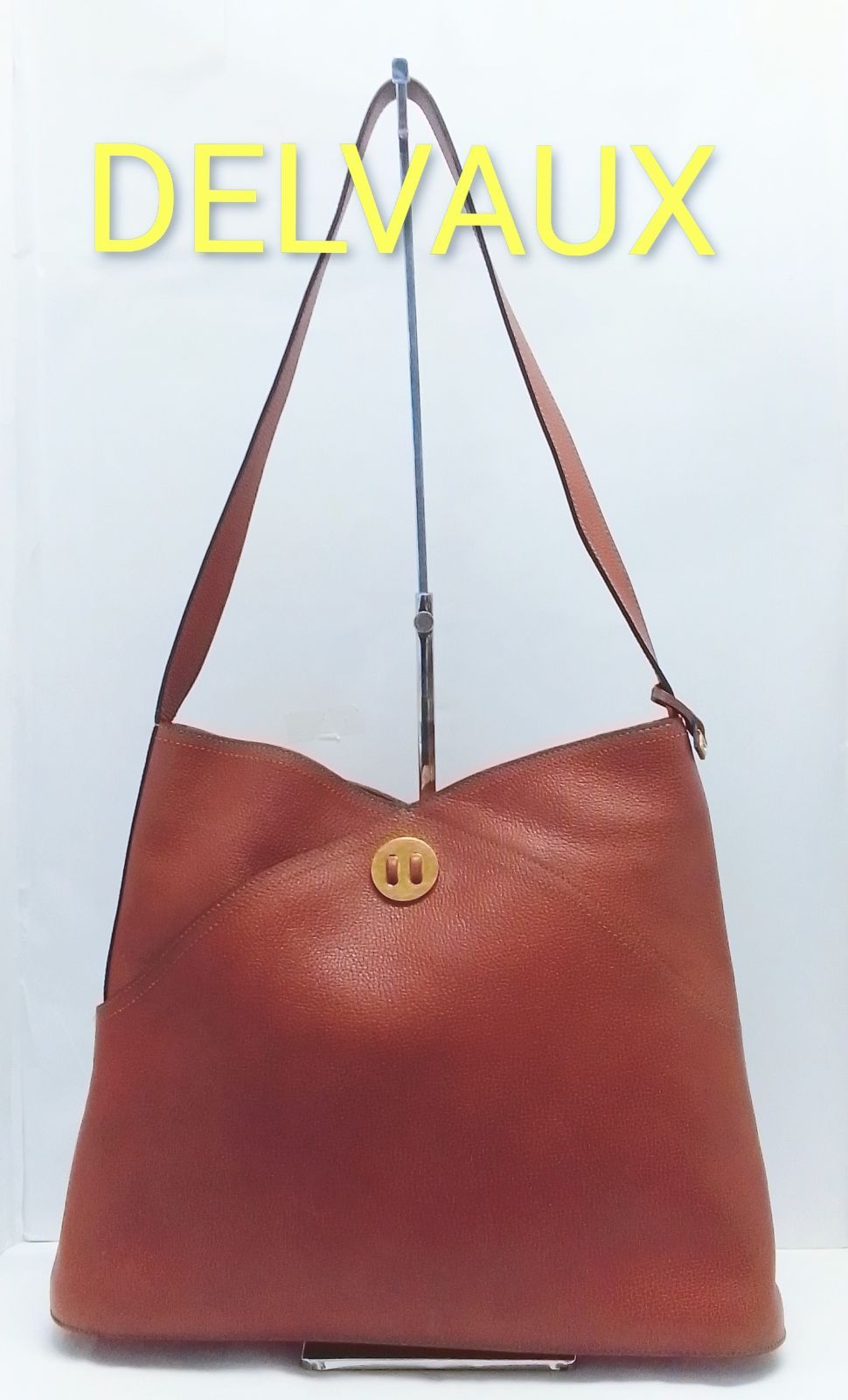 ARZ05 デルヴォー 極美品 べモル ショルダーバッグ ゴールド金具