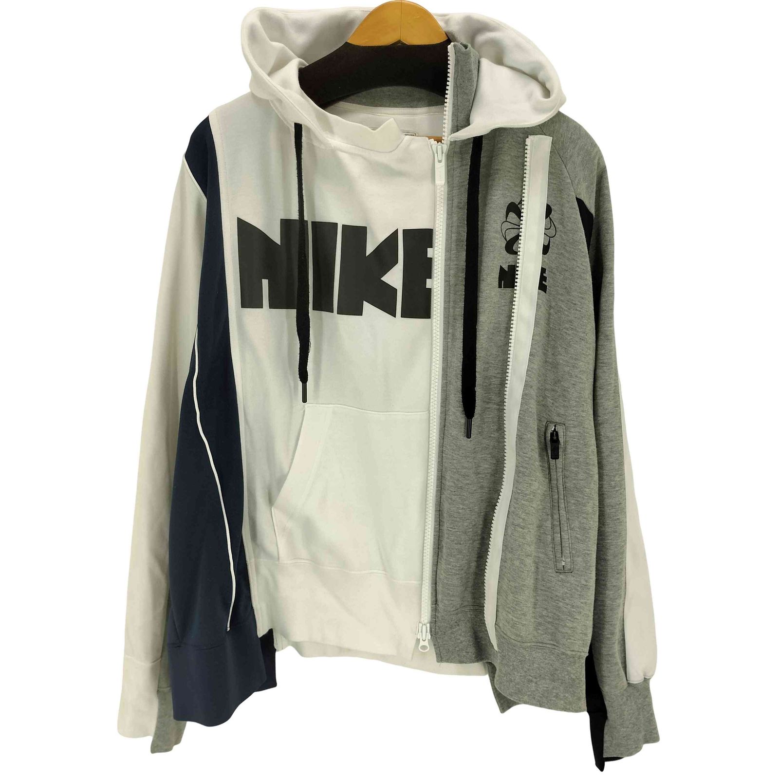 サカイ Sacai Double Zip Hoodie メンズ L