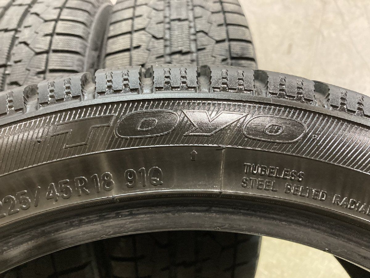 TOYO OBSERVE GIZ 225/45R18 18インチ スタッドレス 4本 バリ溝 