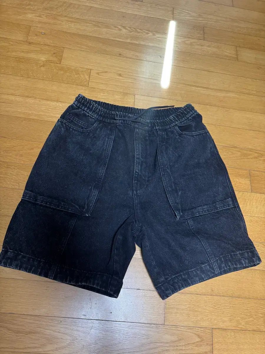 Juun.J 23ss ブラックデニム ハーフパンツ 52 出品