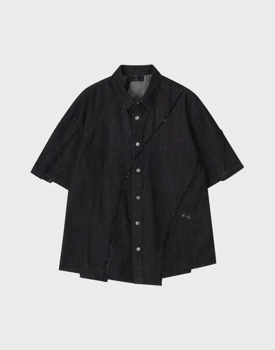 SONGZIO HOMME(ソンジオ・オム) ディセント デニム ハーフ シャツ 50