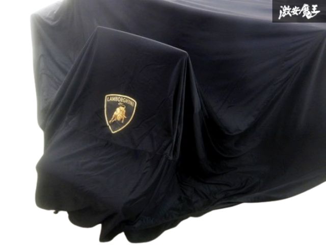 【美品！】Lamborghini ランボルギーニ ウルス URUS 純正 ボディー カバー 車体カバー 保護 保管用 黒 4ML860636A 柔らかい素材 袋付 棚