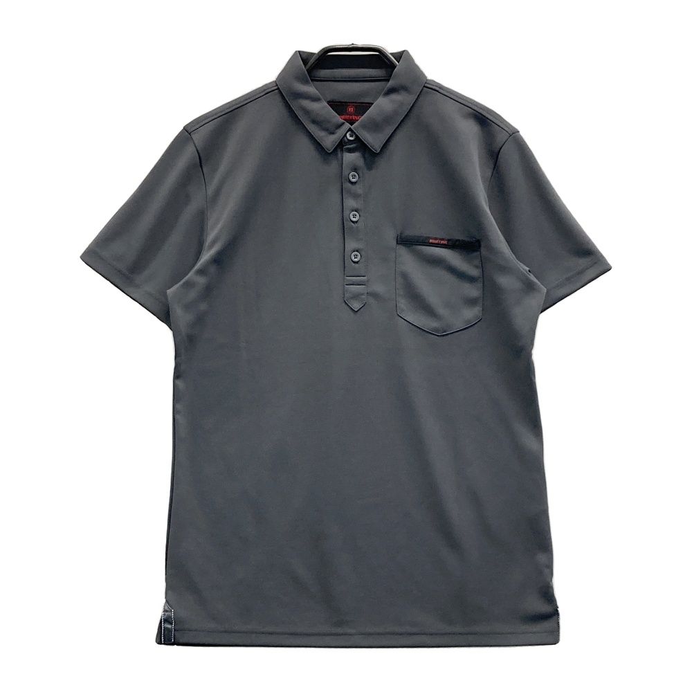 サイズ：S BRIEFING GOLF ブリーフィング 半袖ポロシャツ グレー系