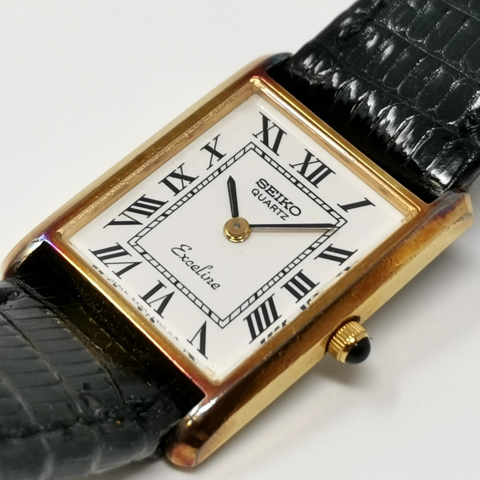SEIKO Exceline 8420-5540 エクセリーヌ 電池ないため動作未確認 本体