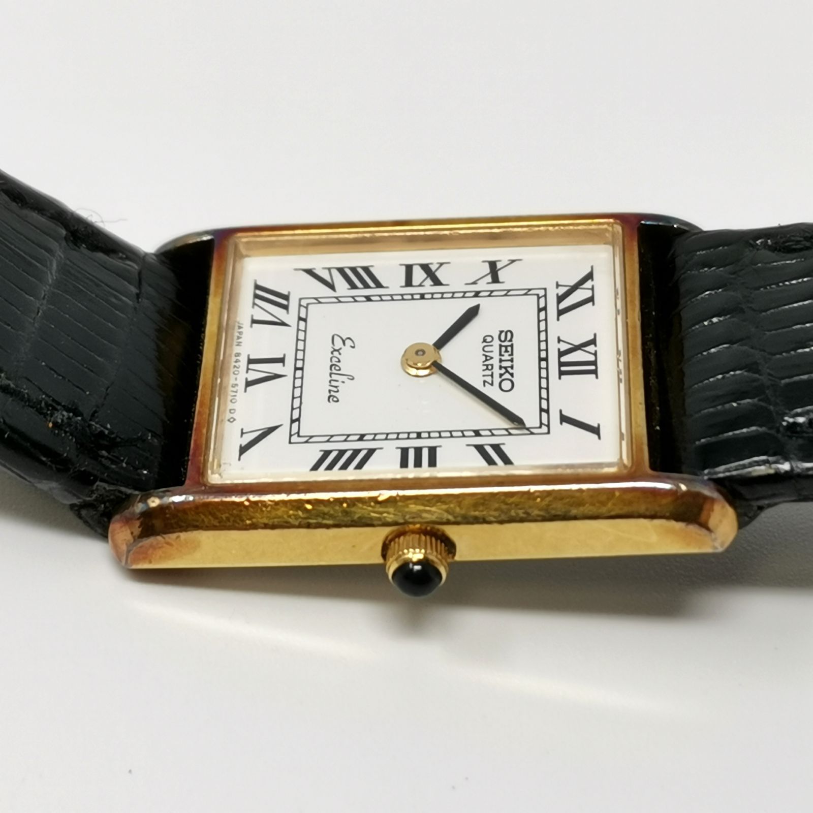 SEIKO Exceline 8420-5540 エクセリーヌ 電池ないため動作未確認 本体